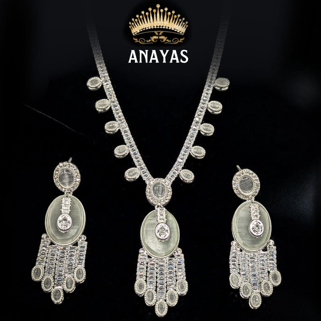 Silver plated zirconia set